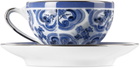 Dolce & Gabbana White & Navy Mediterraneo Espresso Set