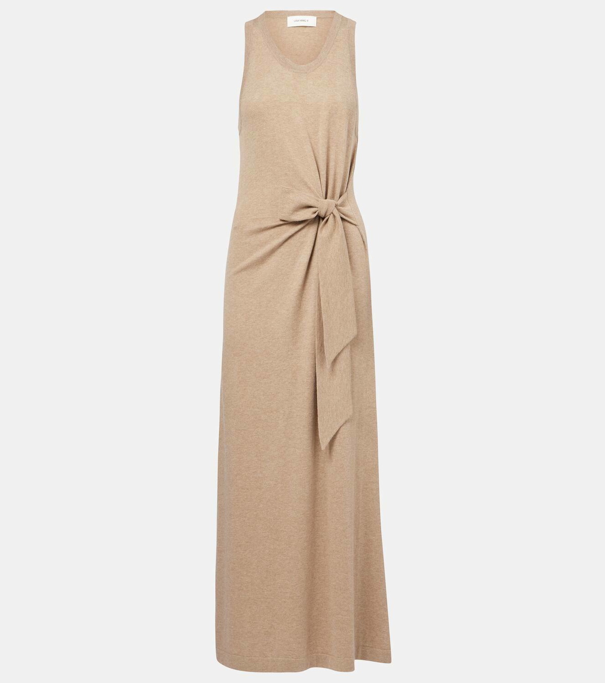 Lisa Yang Angeline cotton and cashmere maxi dress