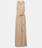 Lisa Yang Angeline cotton and cashmere maxi dress