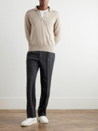 Stòffa - Wool and Silk-Blend Polo Shirt - Neutrals