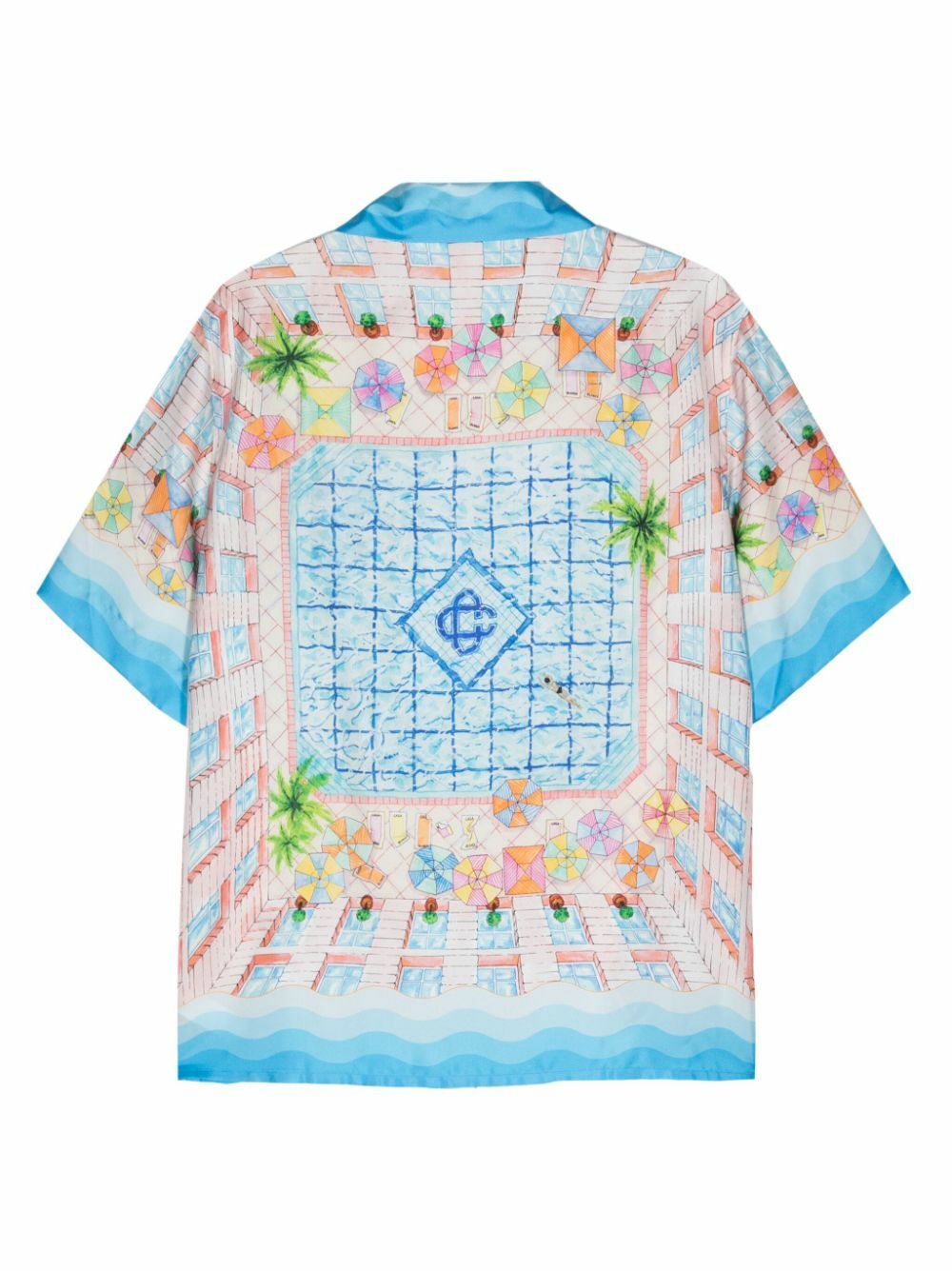 Casablanca Blue Le Plongeon Shirt
