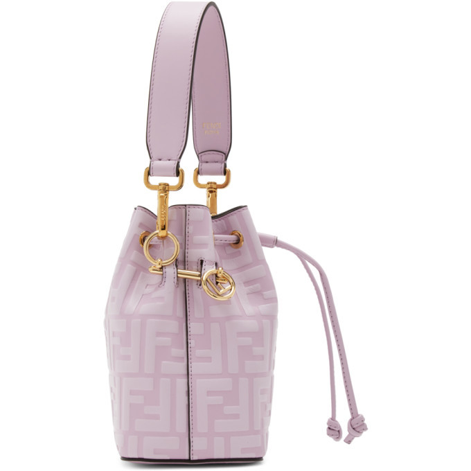 Fendi Pre-owned Mini Mon Tresor Bucket Bag - Purple