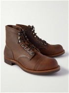 RED WING SHOES - 8084 Iron Ranger Leather Boots - Brown