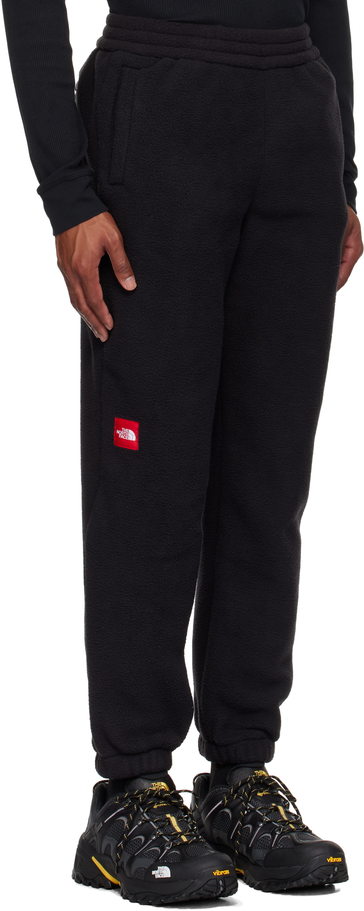 The North Face Black 'TNF' Fleeski Sweatpants
