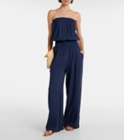 Melissa Odabash Strapless cotton jumpsuit