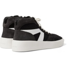 Fear of God - Suede, Leather and Canvas High-Top Sneakers - Black