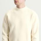 Jil Sander Men's Boiled Wool Jumper in Cloud