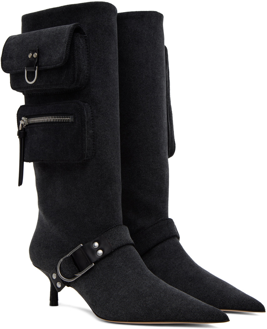 Blumarine Blue Jeanne Boots
