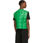 Bottega Veneta Green Leather Padded Vest