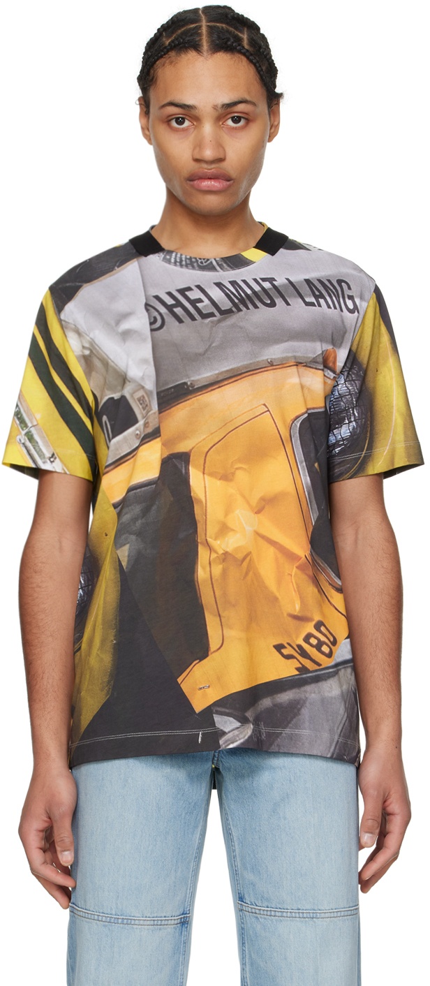 Photo: Helmut Lang Yellow Printed T-Shirt