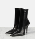 Balenciaga Witch 110 leather ankle boots
