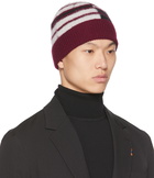 Paul Smith Burgundy Fluffy Beanie