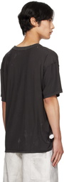 ALEXANDER DIGENOVA Gray Bleach T-shirt
