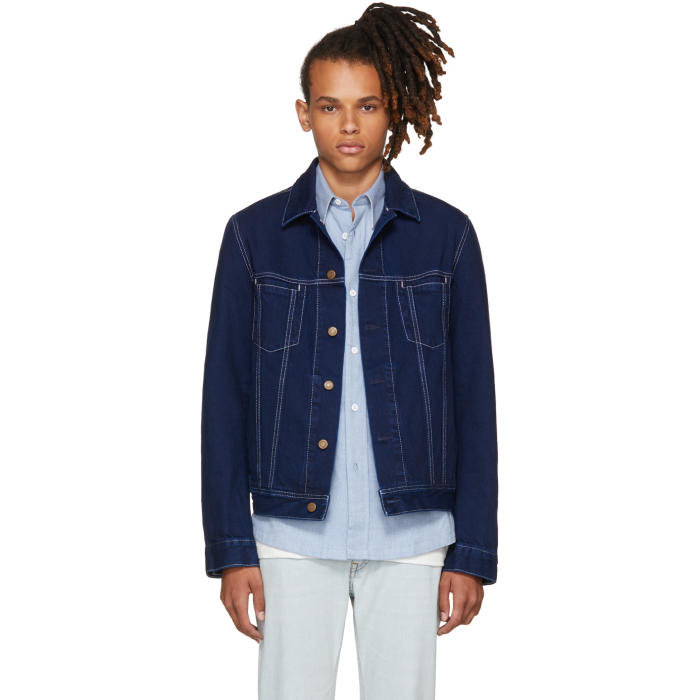 Photo: Acne Studios Blue Denim Pass Jacket