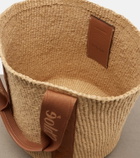 Chloé Woody Large raffia shoulder bag