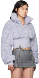 Nodress Purple Polyester Jacket