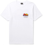 Stüssy - Printed Cotton-Jersey T-Shirt - White