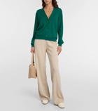 Loro Piana High-rise wide-leg cashmere pants