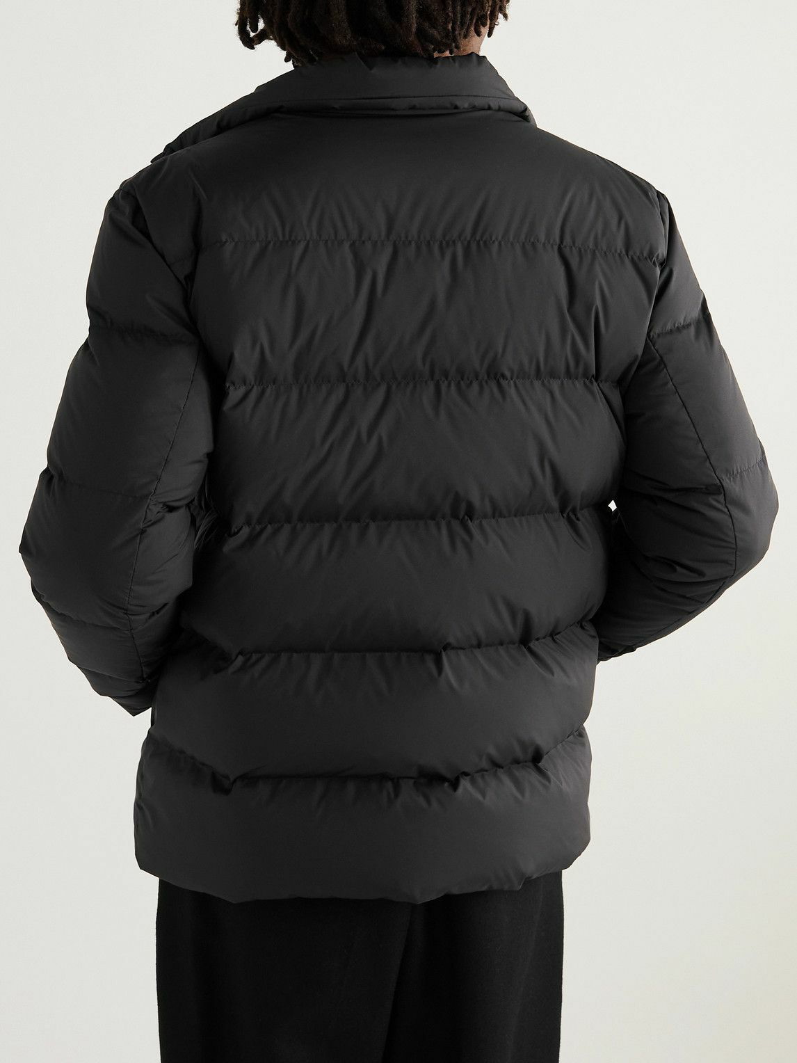 Herno long-sleeve padded jacket - Black