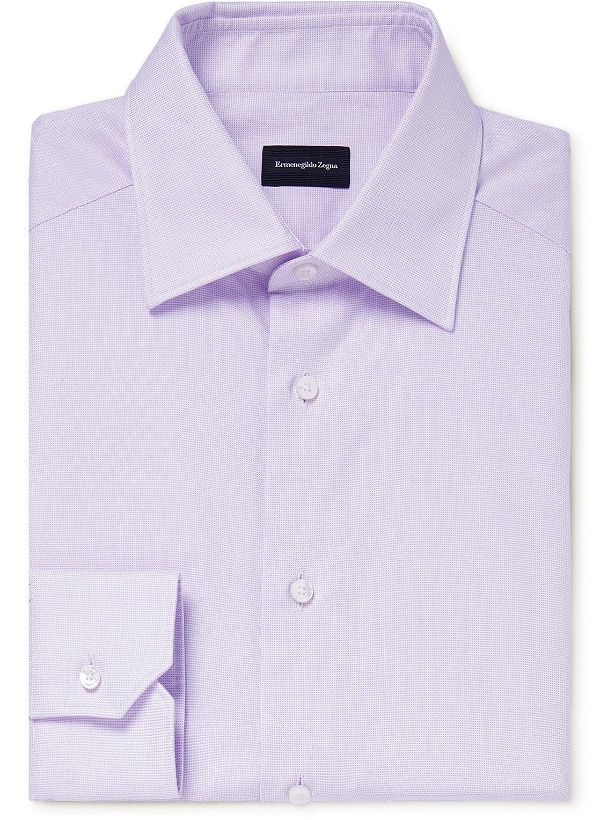 Photo: Ermenegildo Zegna - Milano Cotton Shirt - Purple