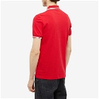 Fred Perry Authentic Men's Slim Fit Twin Tipped Polo Shirt in Red/White
