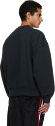 Rhude Black 'Thousand Palms' Crewneck Sweatshirt