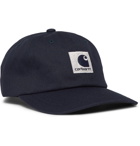 Carhartt WIP - Lewiston Reflective Logo-Embroidered Cotton-Twill Baseball Cap - Navy