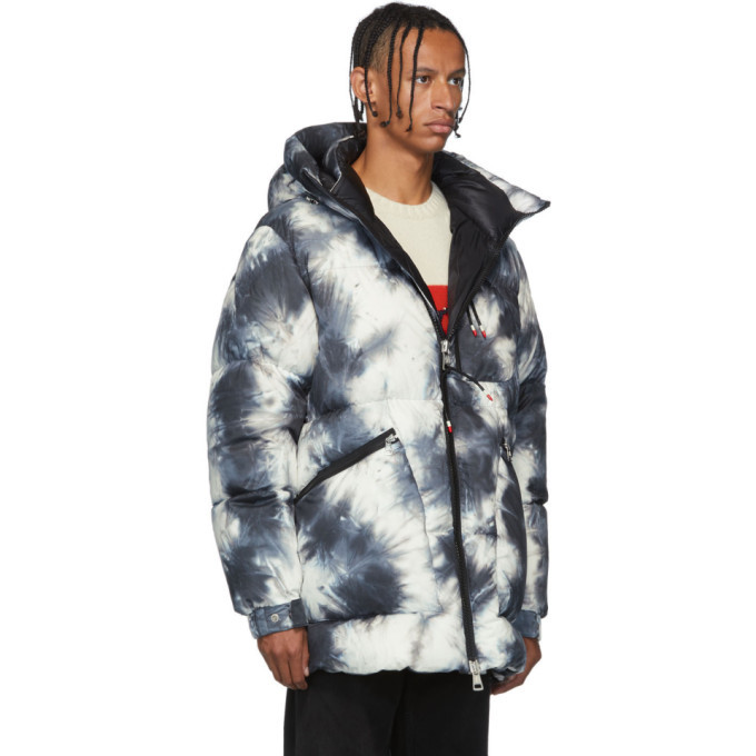 Moncler Genius 2 Moncler 1952 White and Black Down Joele Parka Moncler ...