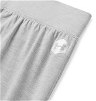Under Armour - Recovery Sleepwear Slim-Fit Mélange Stretch Tech-Jersey Shorts - Gray