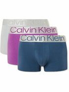 Calvin Klein Underwear - Three-Pack Stretch-Cotton Boxer Briefs - Multi