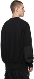 We11done Black Arm Pocket Sweatshirt