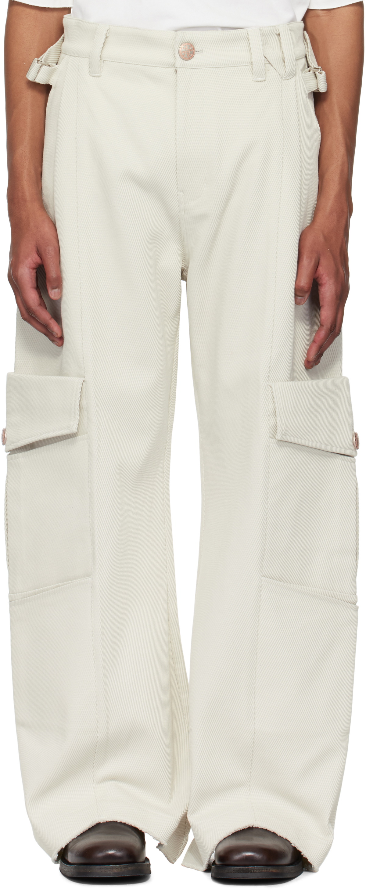 NULLUS ヌルース 24ss 10Pocket Cargo Trousers NULLUS 24SS SHORT CARGO PANTS 深水光太着用モデル - メルカリ
