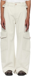 NULLUS Off-White 8-Pocket Cargo Pants