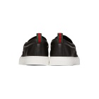 Gucci Black Dublin Slip-On Sneakers