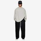 MKI Men's Mohair Blend Knit Crew in Light Grey