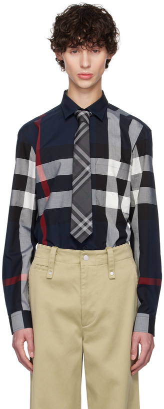 Photo: Burberry Navy Check Shirt