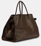 The Row Soft Margaux 17 leather tote bag