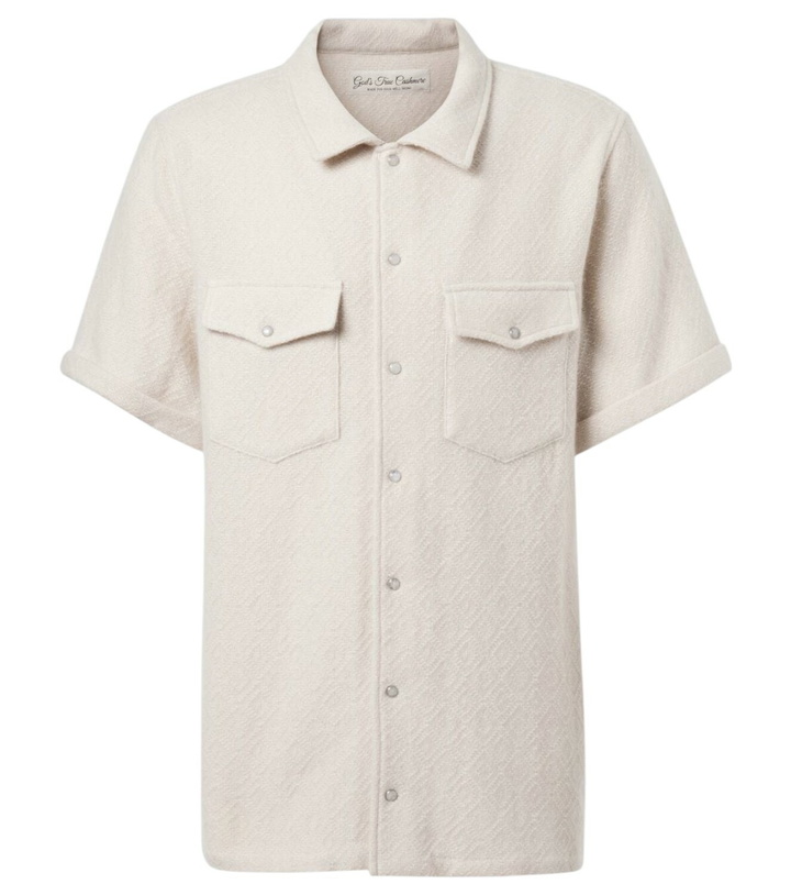Photo: God's True Cashmere Diamond cashmere shirt