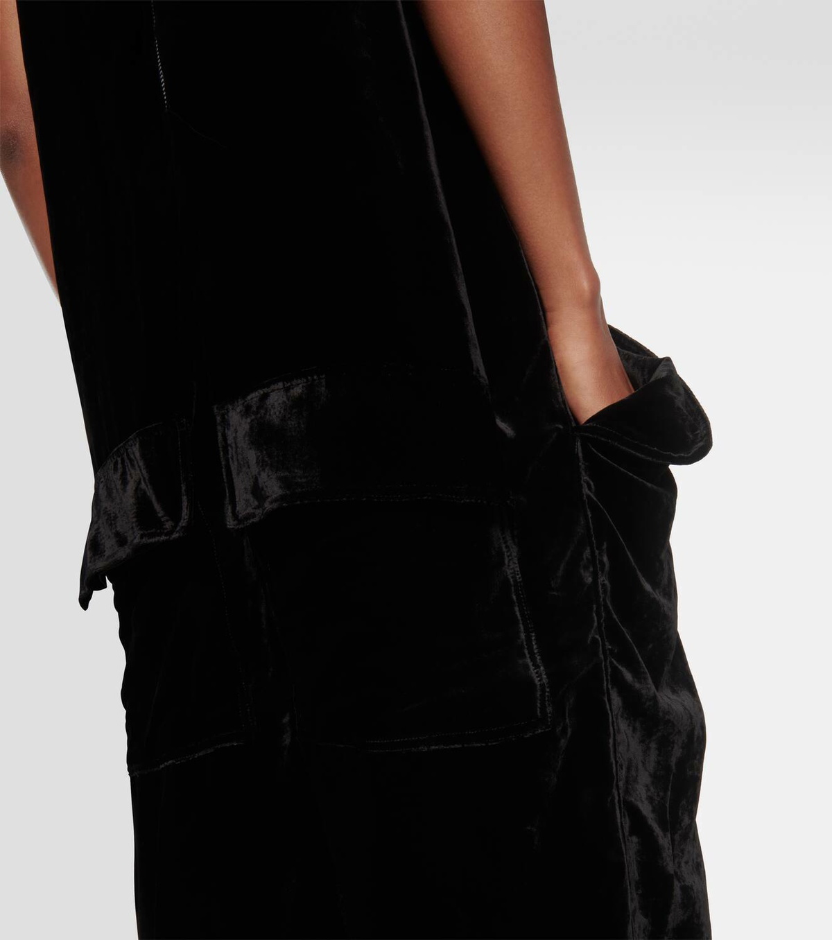 Rick Owens Senza velvet jumpsuit