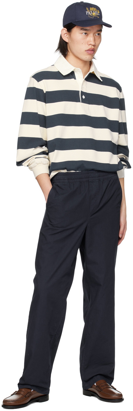 Palmes Navy Lucien Trousers