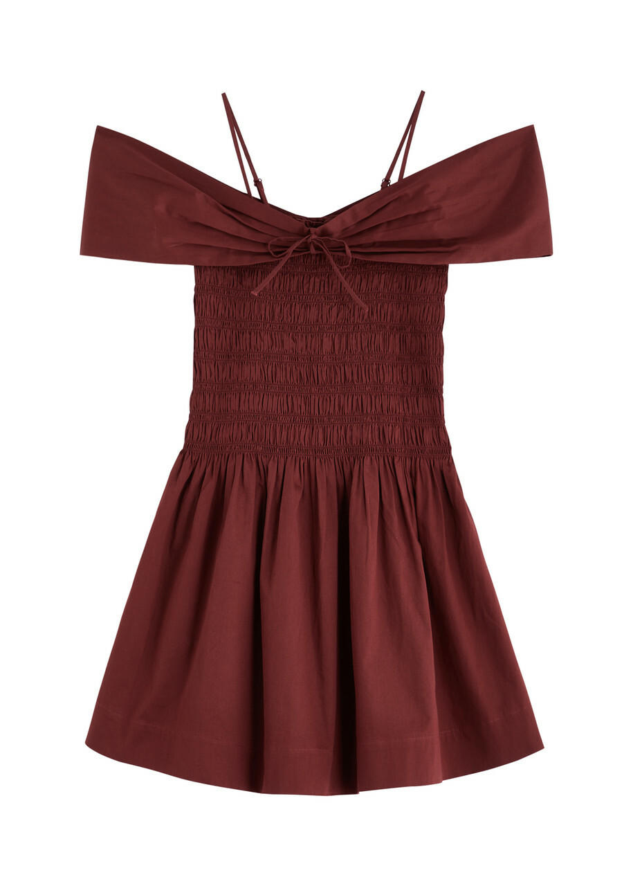damson madder burgundy dress Fig Angelina Dress main image 0