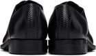 BOSS Black Cap-Toe Leather Derbys