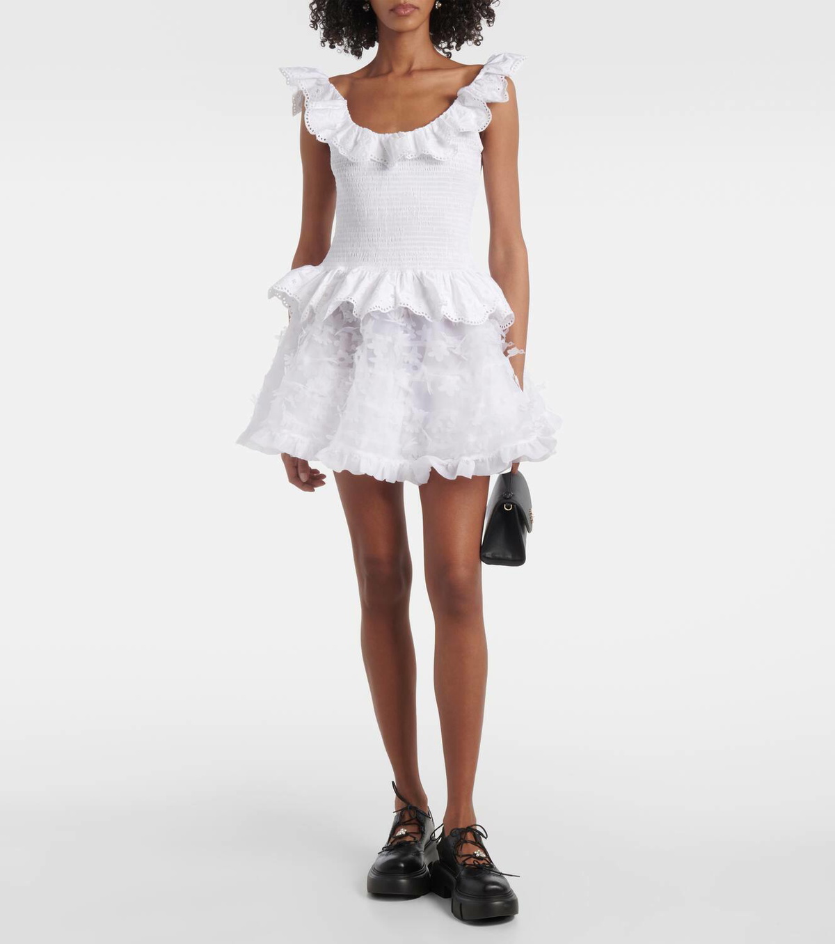 Susan Fang Ruffled cotton top