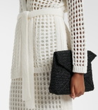 Max Mara Gelo open-knit cotton wrap cardigan