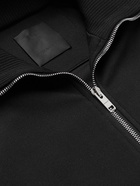 Givenchy - Logo-Jacquard Webbing-Trimmed Stretch-Jersey Track Jacket - Black