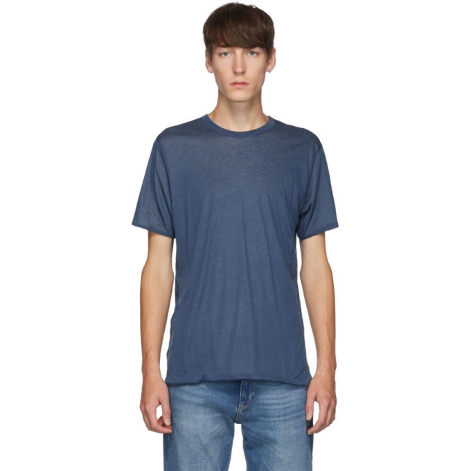 Photo: rag and bone Reversible Blue and Grey Short Sleeve T-Shirt