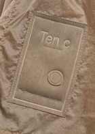 Ten C Skye Panelled Shell Jacket Light Grey