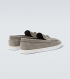 Christian Louboutin Chambeliboat leather boat shoes