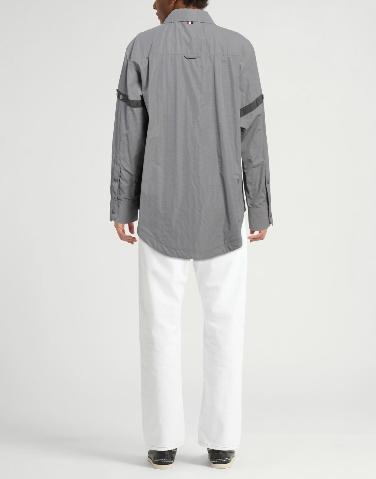 Thom Browne Mens Jacket in Grey