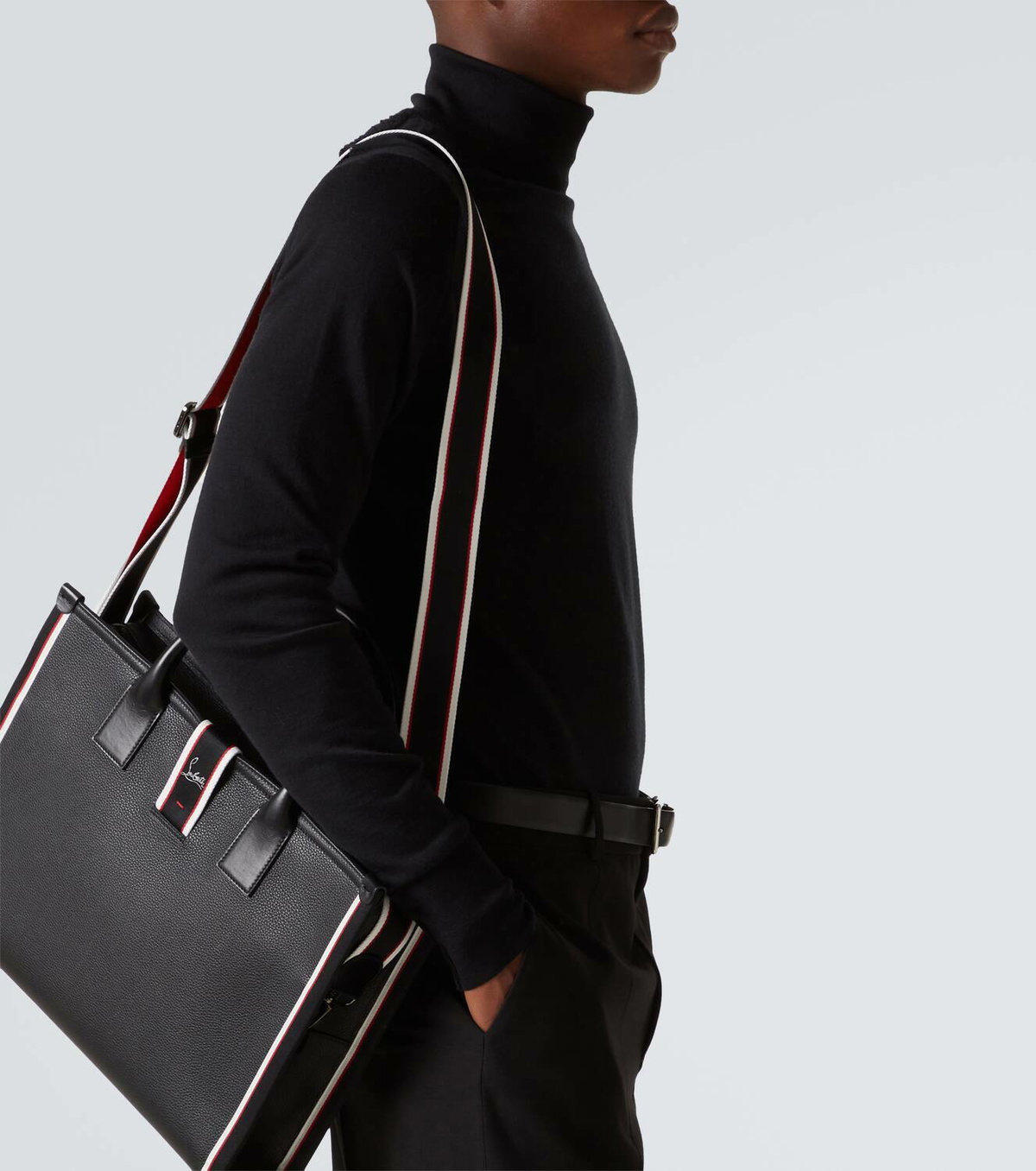 Christian Louboutin Nastroloubi leather briefcase